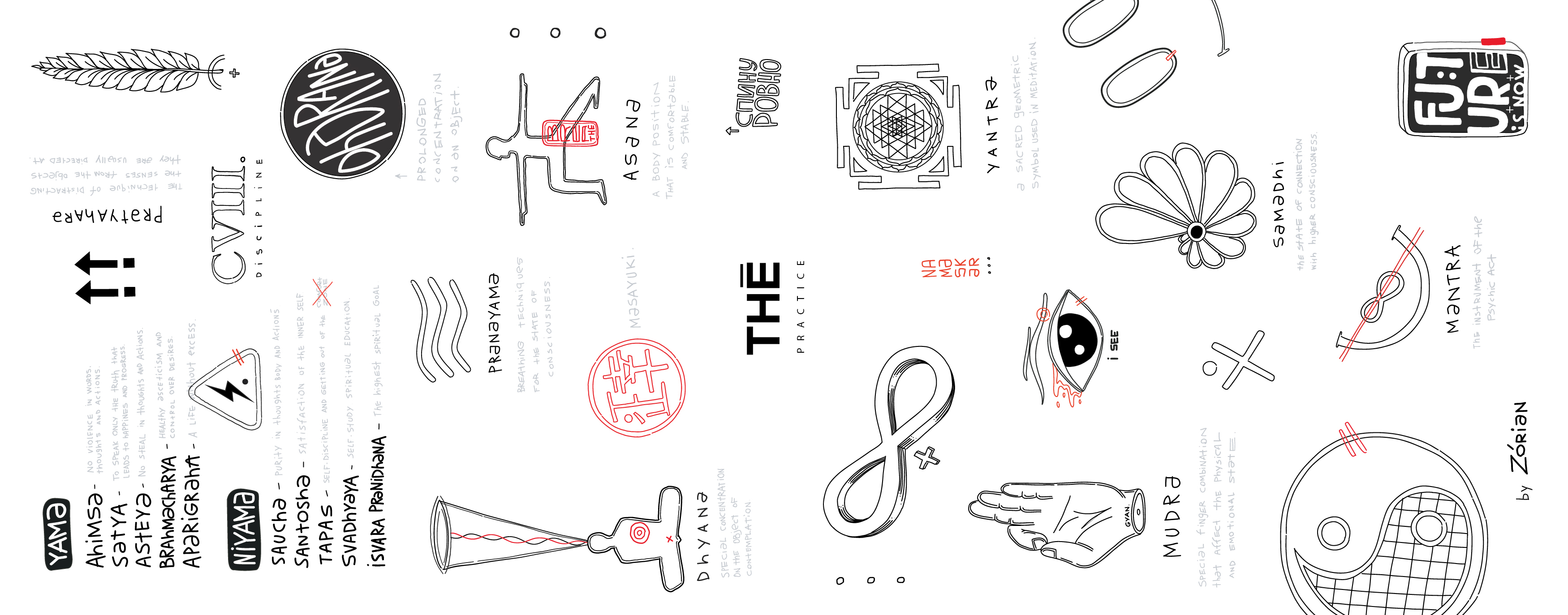 THĒ Yoga Mat — светлый