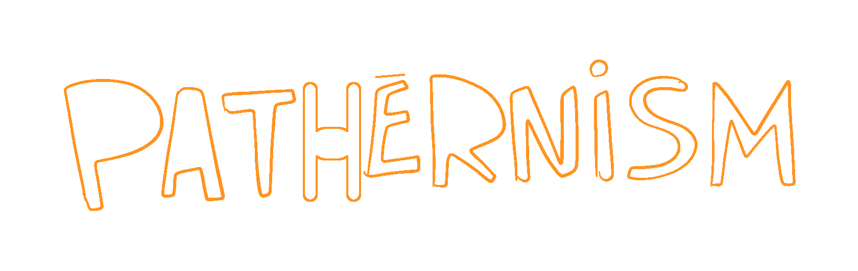 Новая векторная надпись Pathernism с TH